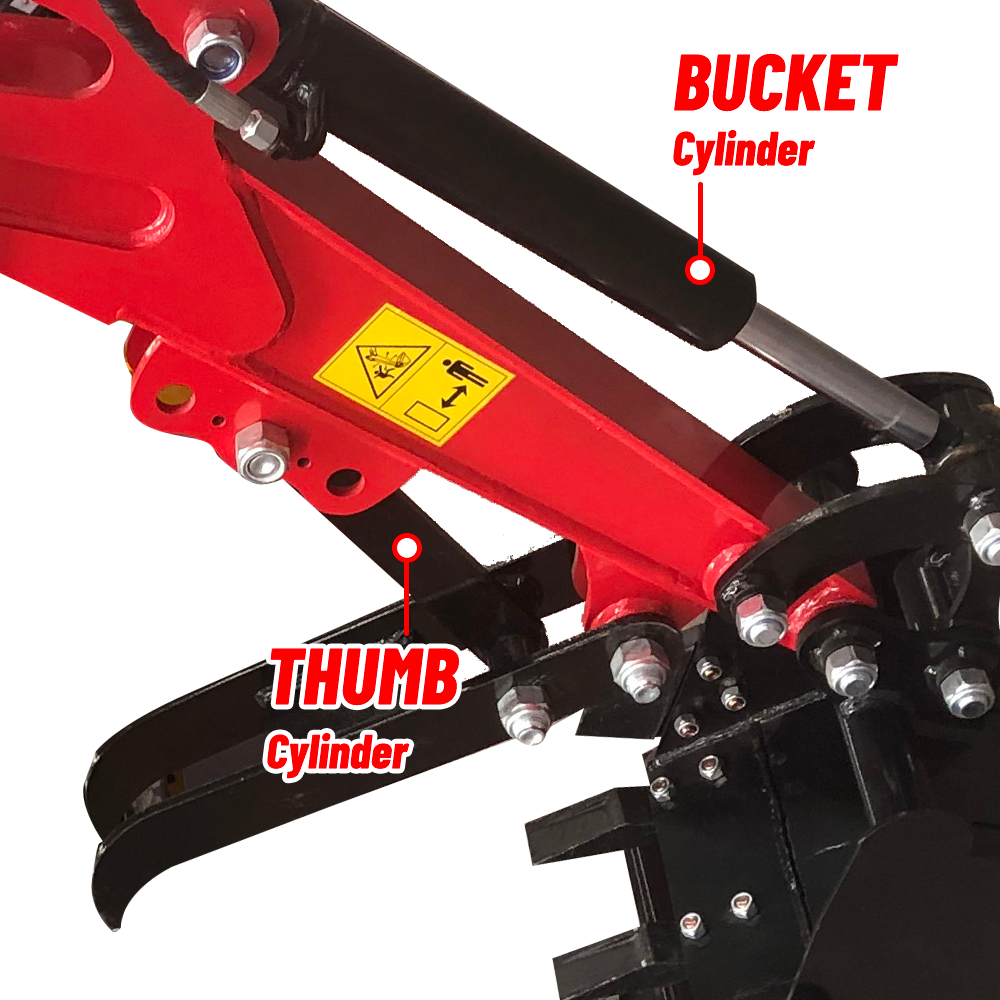 Katool Mini Excavator Compact Crawler Digger Bucket KT-EX20 Gas Engine