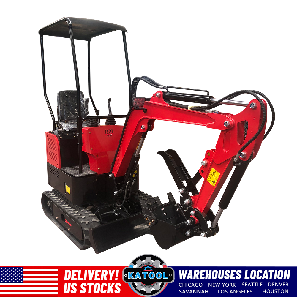 Katool Mini Excavator Compact Crawler Digger Bucket KT-EX20 Gas Engine