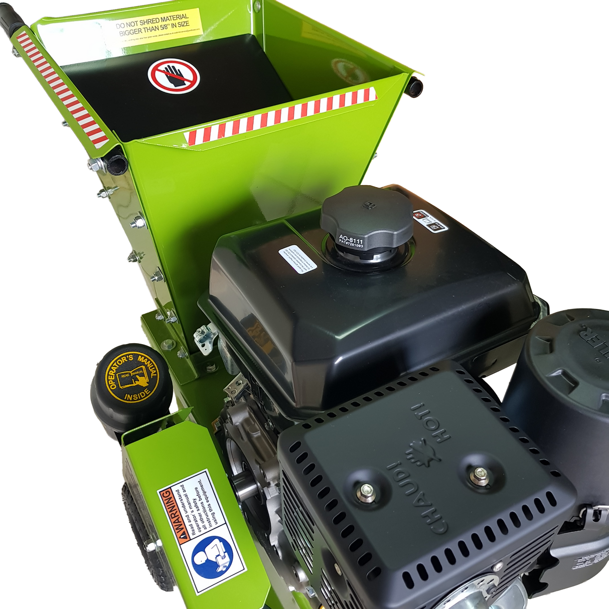 Yardbeast 2050 277cc 9.5HP Kohler CH395 engine 3" Wood Chipper Shredder New