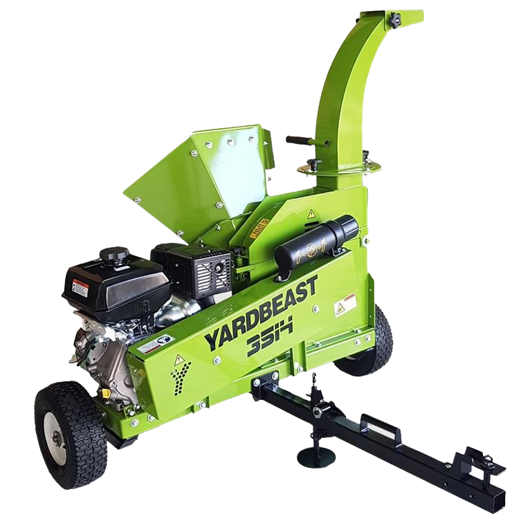 Yardbeast 3514 ATV 429cc 14HP Kohler CH440 Engine 3.5" Heavy Duty Wood Chipper Shredder Tow Trailer New
