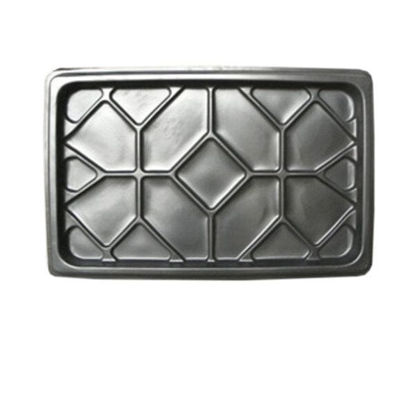 A single AMGO 40806 Drip Tray shown from a top-down view, highlighting its length and width dimensions of 36 5/8" by 23 5/8".