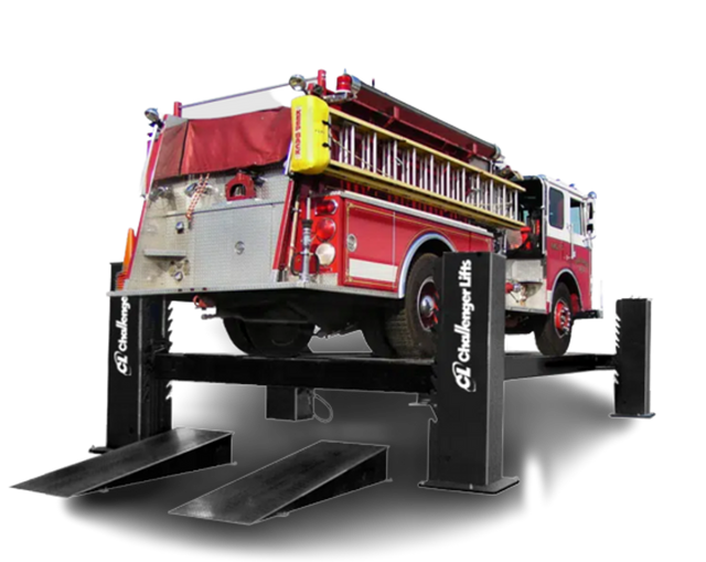 Challenger Lifts 44050X Four Post Lift 50,000 Lbs XL Extended Chain Driven Capacity