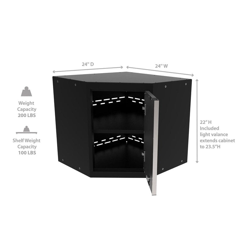 NewAge Pro Series Corner Wall Cabinet