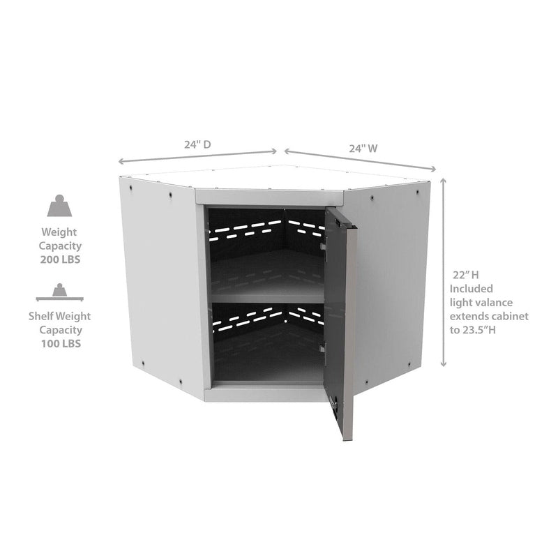 NewAge Pro Series Corner Wall Cabinet