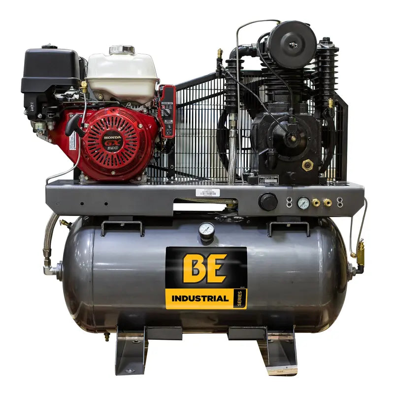 BE Power 23 CFM @ 175 PSI Gas Air Compressor with Honda GX390 Engine