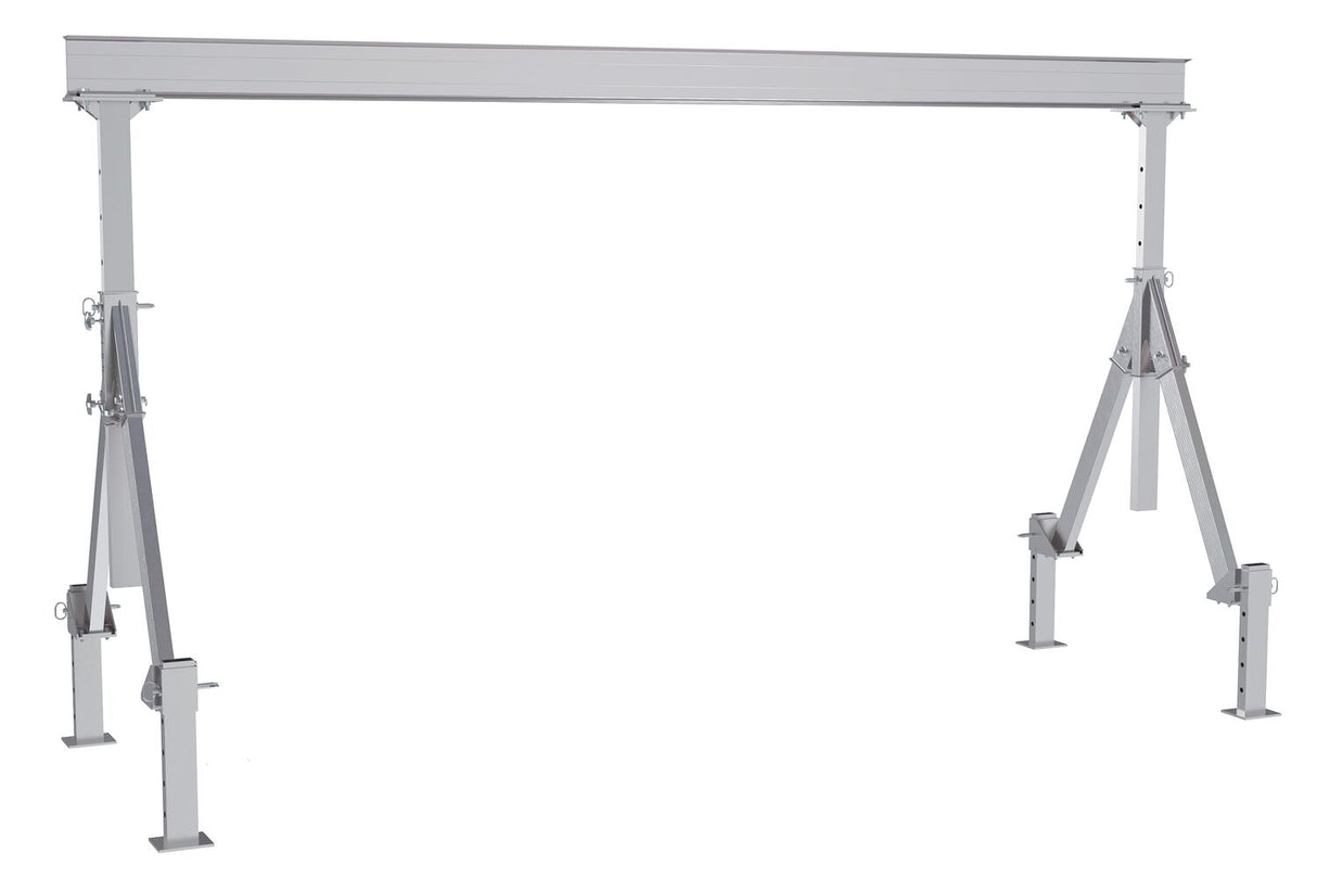 Vestil Adjustable Height Aluminum Gantry Cranes with Adjustable Leveling Option