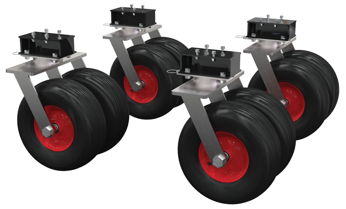 Vestil Adjustable Steel Gantry Cranes with Pneumatic Casters