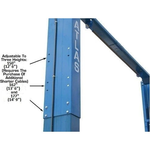 Atlas PV15PX 15,000 lb Overhead 2-Post Lift