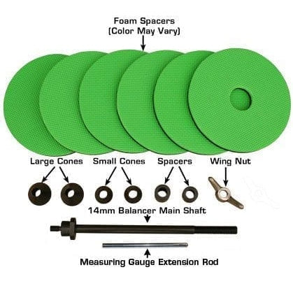 Atlas TC221 Tire Changer + WB11 Motorcycle Wheel Balancer Combo Package