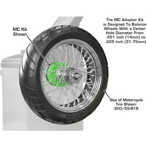 Atlas TC221 Tire Changer + WB11 Motorcycle Wheel Balancer Combo Package