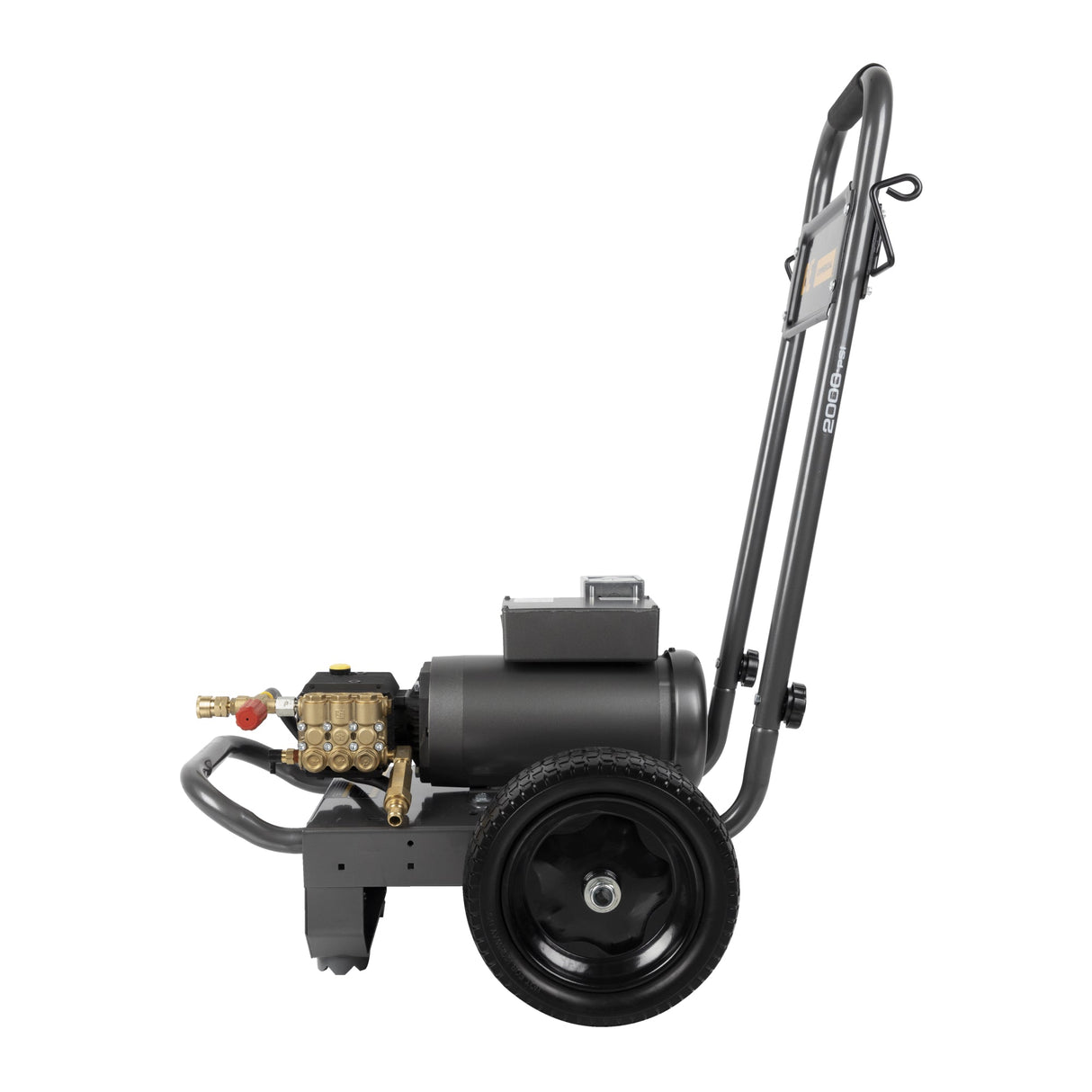 BE Power 2,000 PSI 3.5 GPM 5.0 HP Electric Pressure Washer with Baldor Motor and General Triplex Pump - B205EG