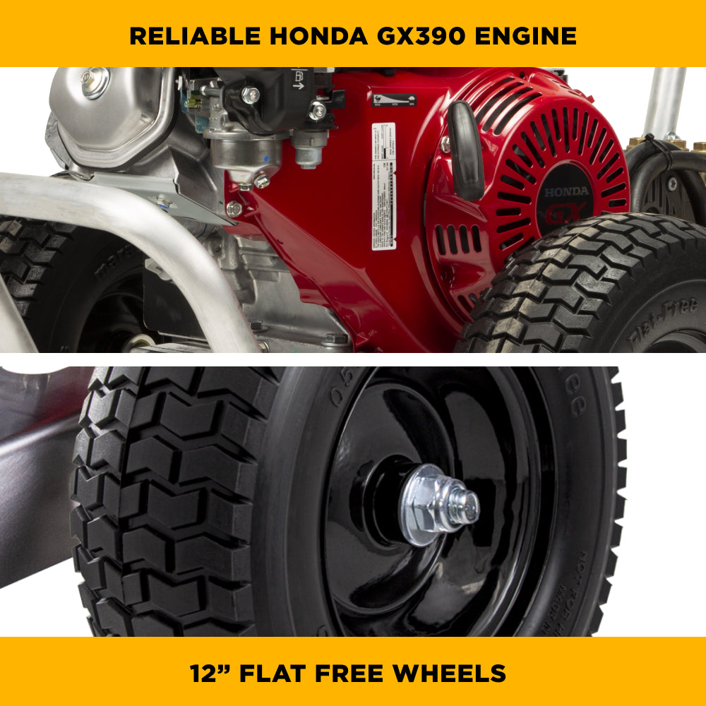 BE Power 3,200 PSI 5.2 GPM Cold Water Gas Pressure Washer - B3213HABCS