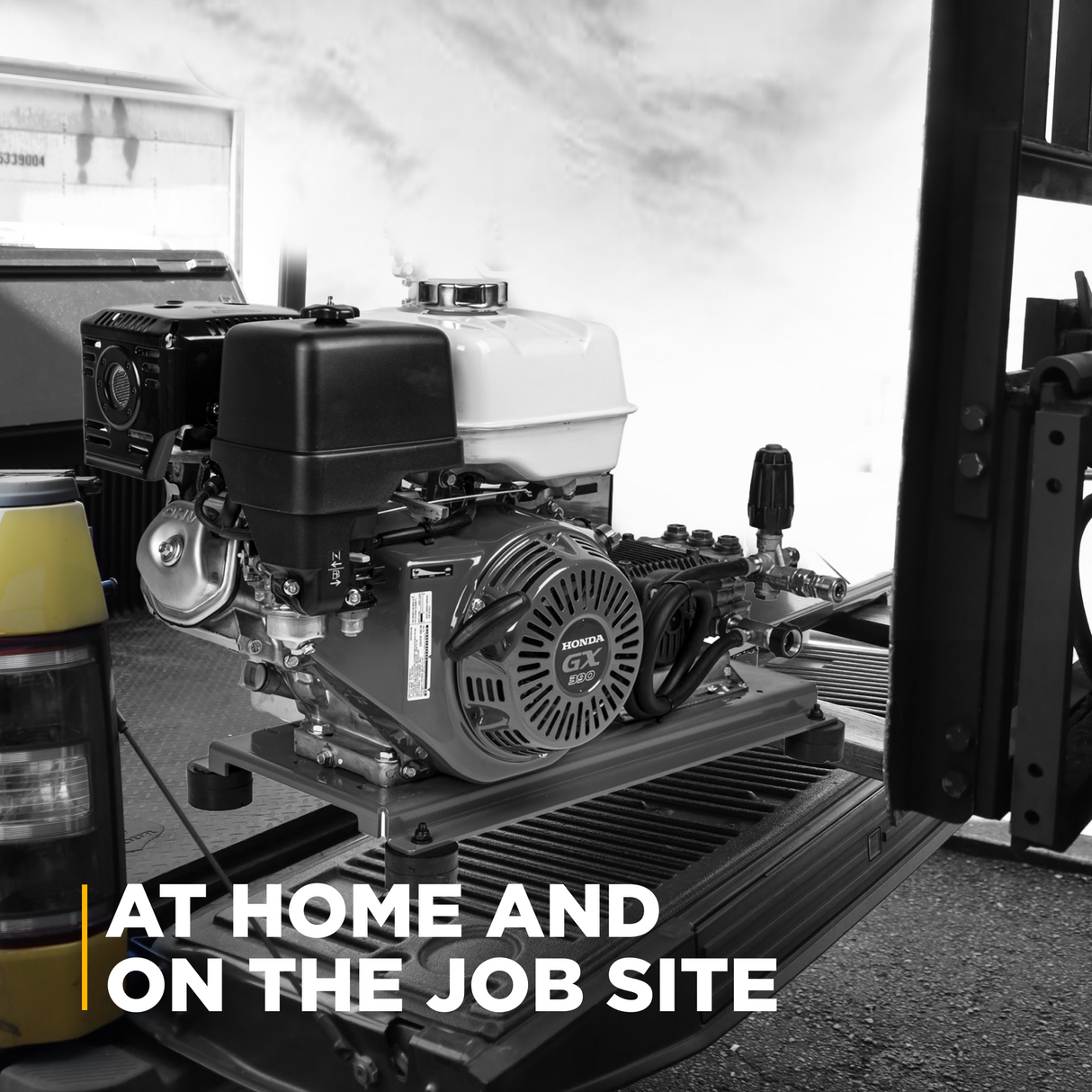 BE Power 3,200 PSI 5.2 GPM Truck Mount Cold Water Gas Pressure Washer - B3213HTBCS