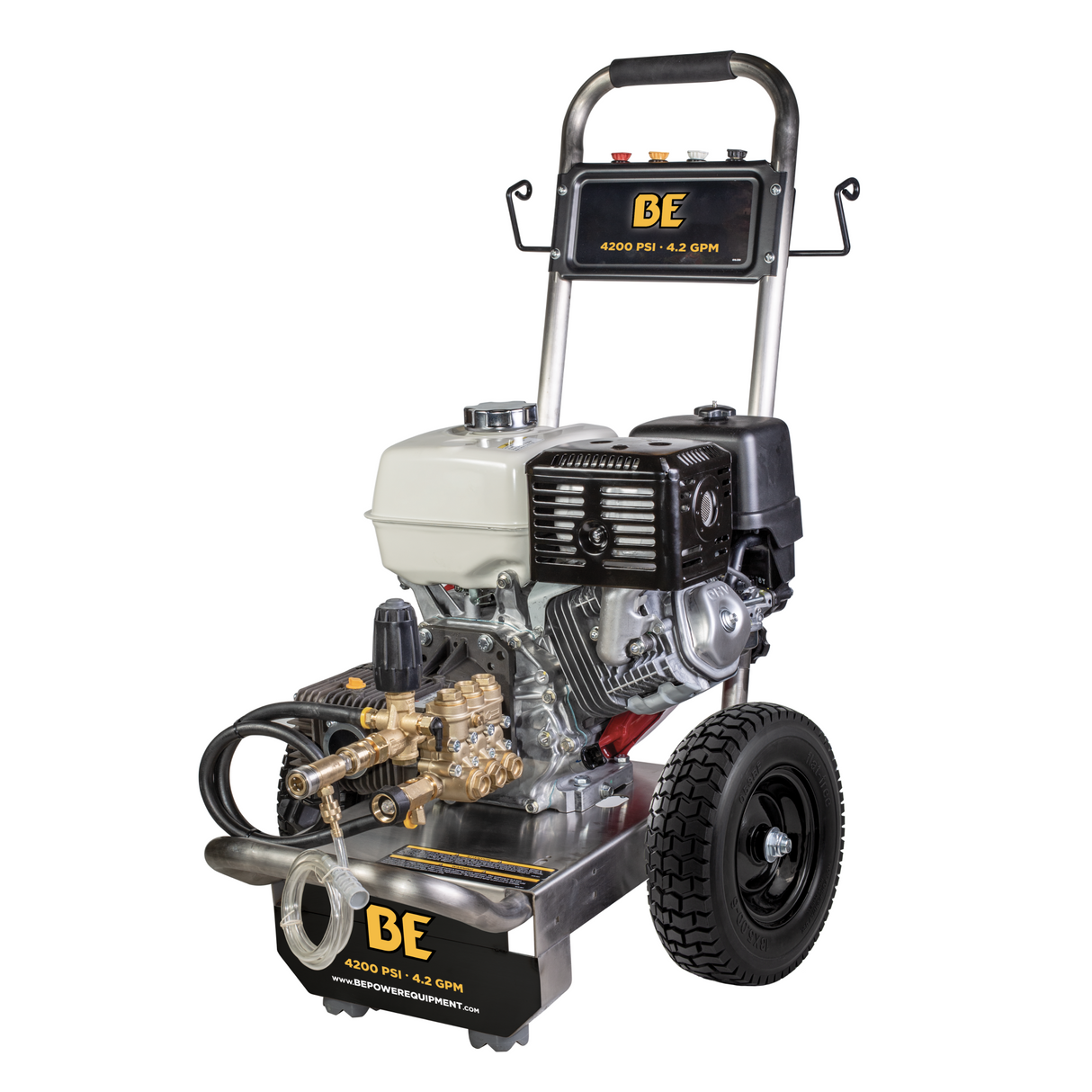 BE Power 4,200 PSI 4.2 GPM Cold Water Gas Pressure Washer - B4213HSCS