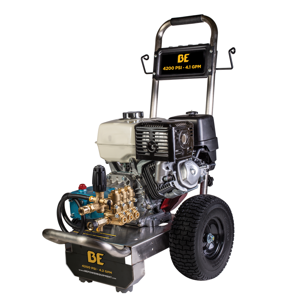 BE Power 4,200 PSI 4.2 GPM Cold Water Gas Pressure Washer - B4213HSJS