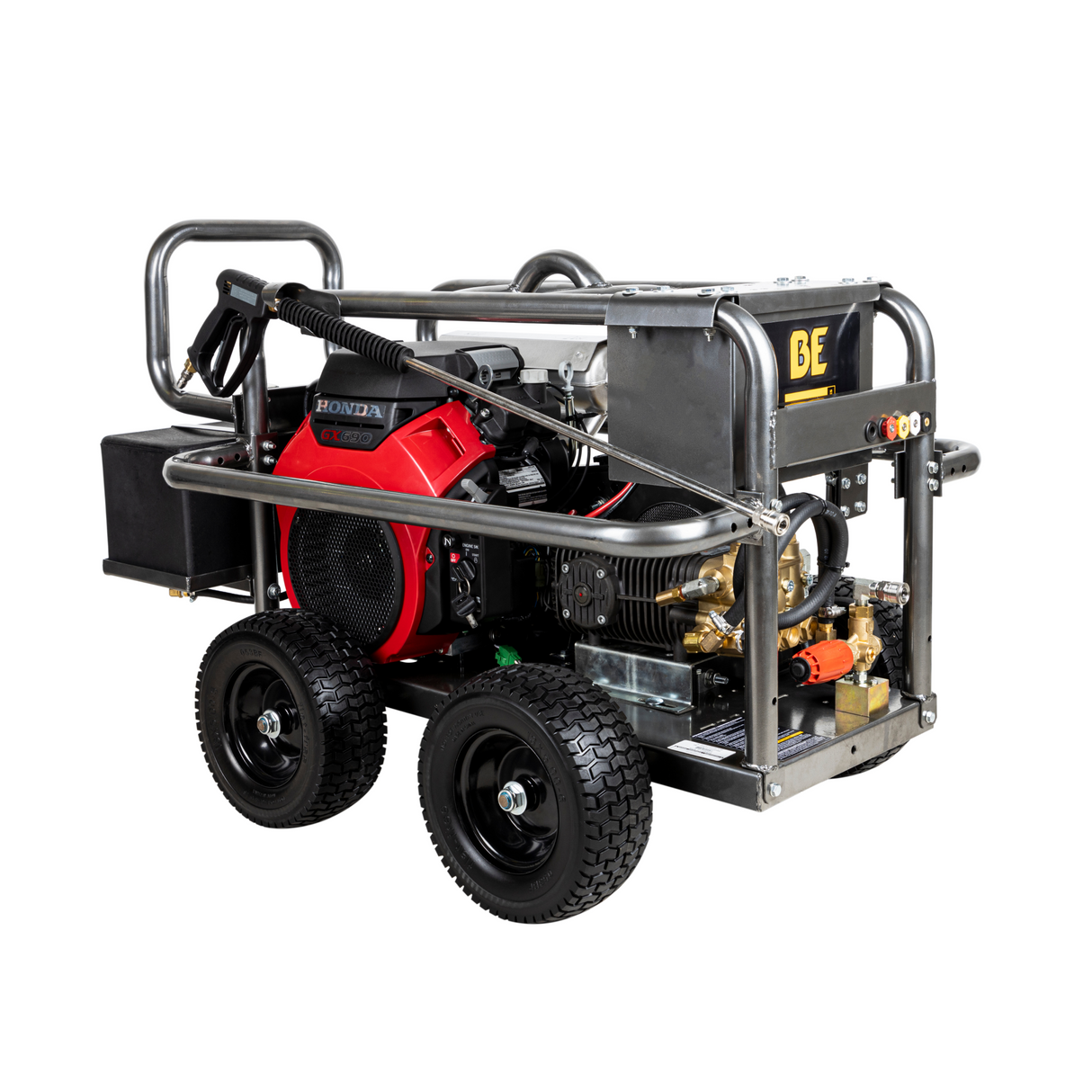 BE Power 5,000 PSI 5.0 GPM Cold Water Gas Pressure Washer - PE-5024HWEBCOM