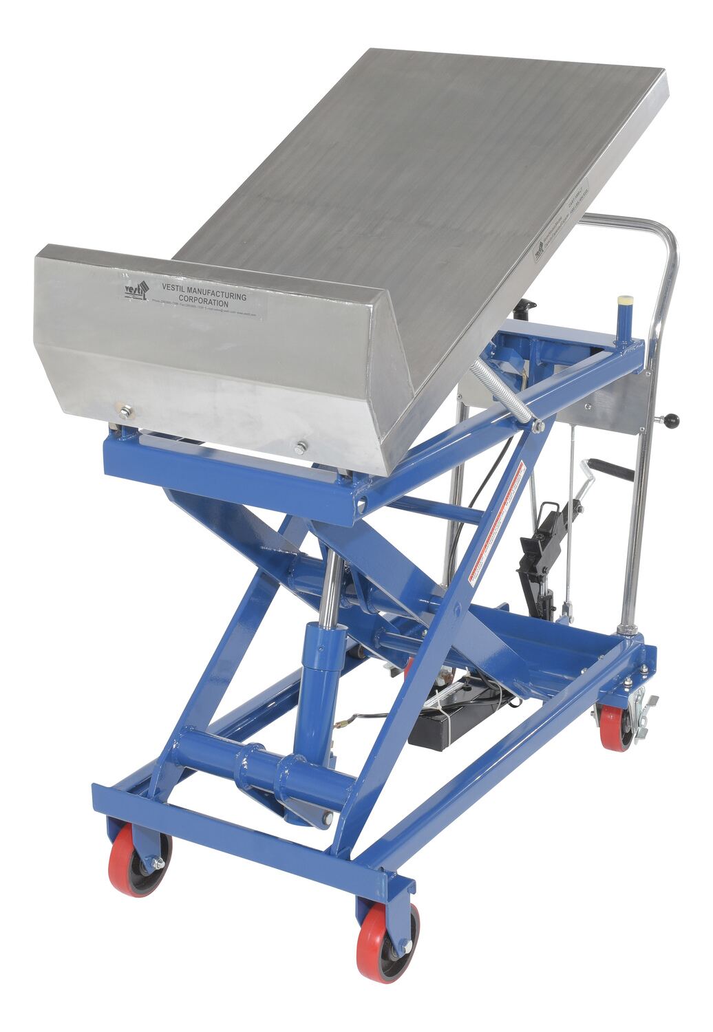 Vestil Lift & Tilt Carts with Sequence Select