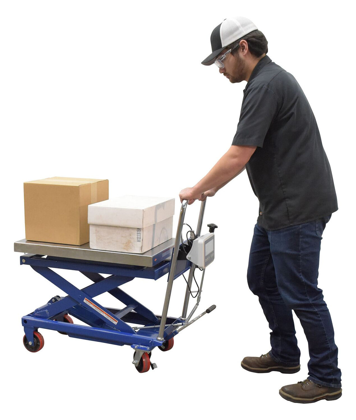 Vestil Scissor Carts with Built-In Scale