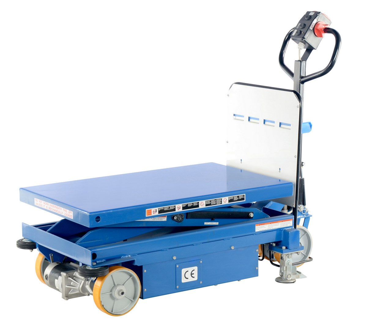 Vestil Powered Drive and Powered Lift Hydraulic Scissor Carts