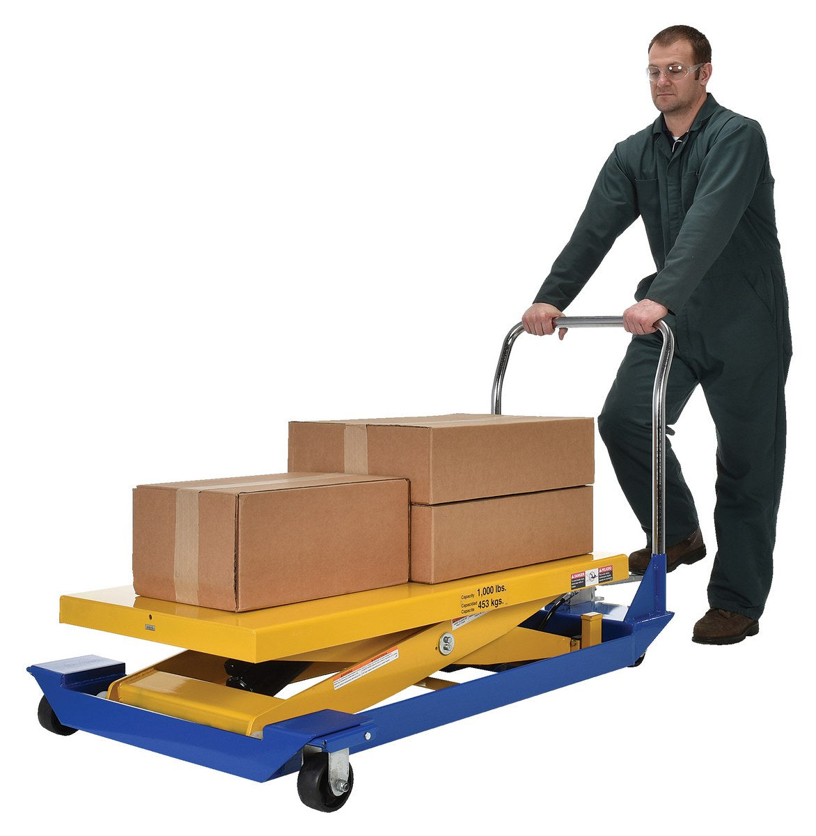 Vestil DC Powered and Manual Scissor Carts