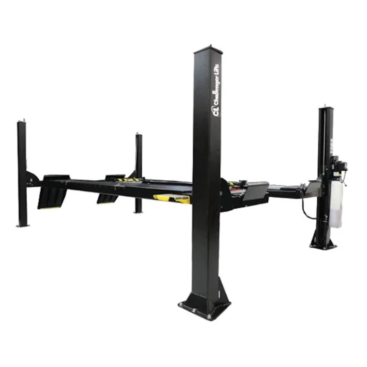 Challenger Lifts 4115EFX Four Post Lift Closed-Front General Service Flat Deck Capacity