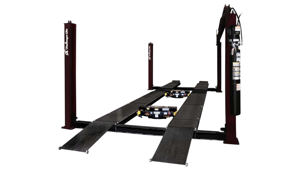 Challenger Lifts 44018E Four Post Lift Medium-Duty 18,000 Lb Extended Capacity
