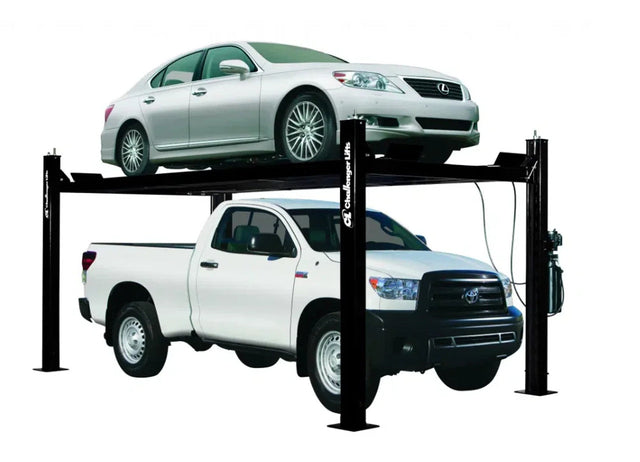 Challenger Lifts CL4P9S Four Post Lift Home Storage/Light Duty Service Capacity