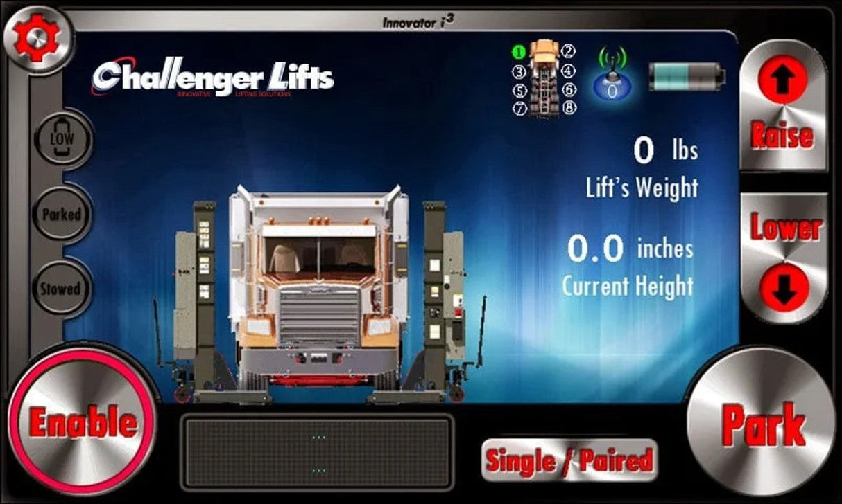 Challenger Lifts CLHM-190W Mobile Column Car Lift Heavy Duty (Price Per Unit)