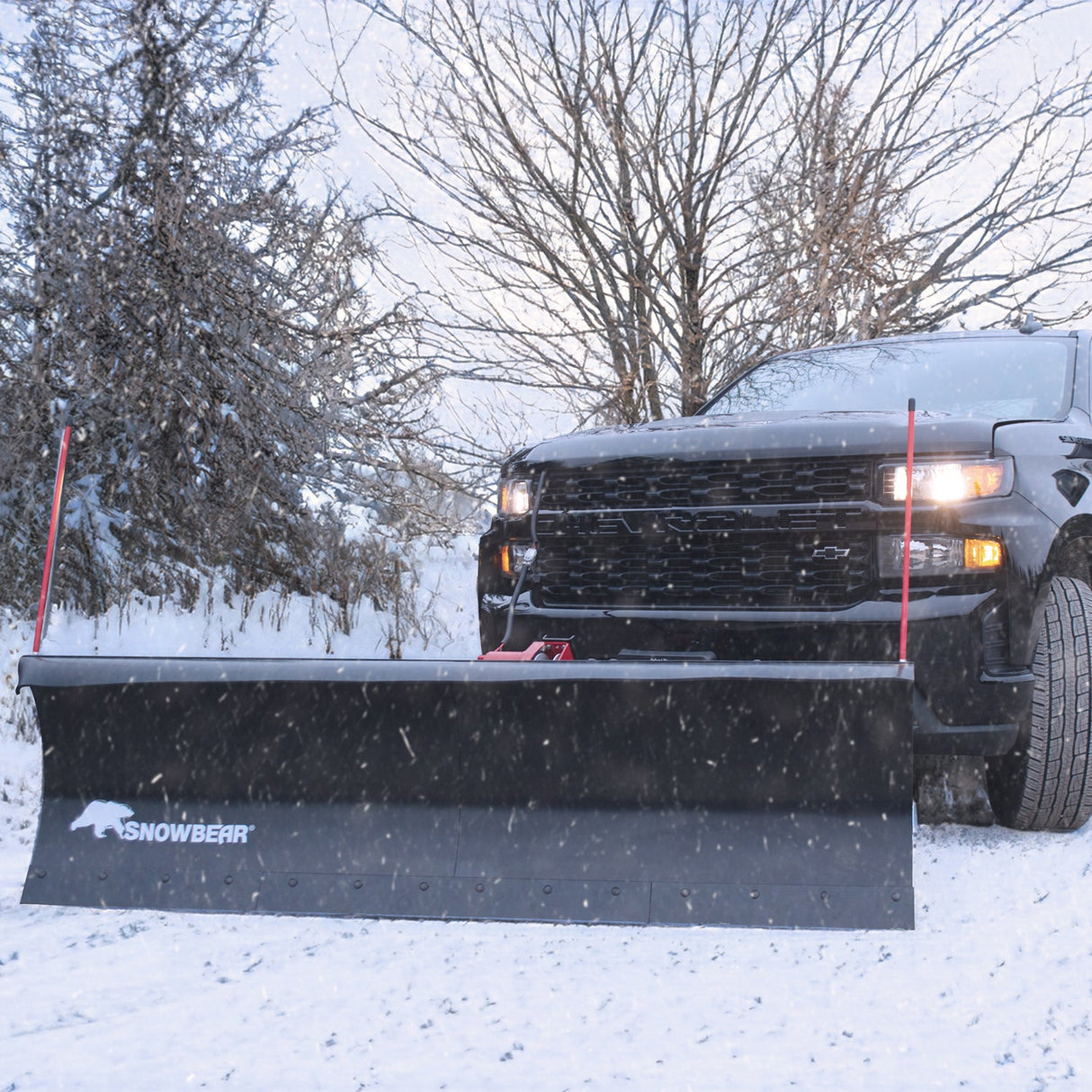 SnowBear Storm II - 84 x 22 Custom Mount Snow Plow Kit - STOR8422