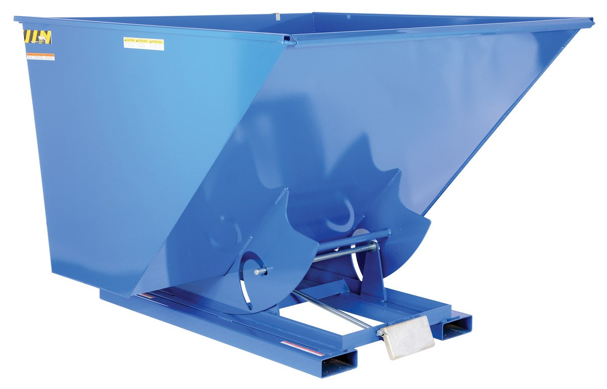 Vestil D Style - Self-Dumping Steel Hoppers with Bumper Release