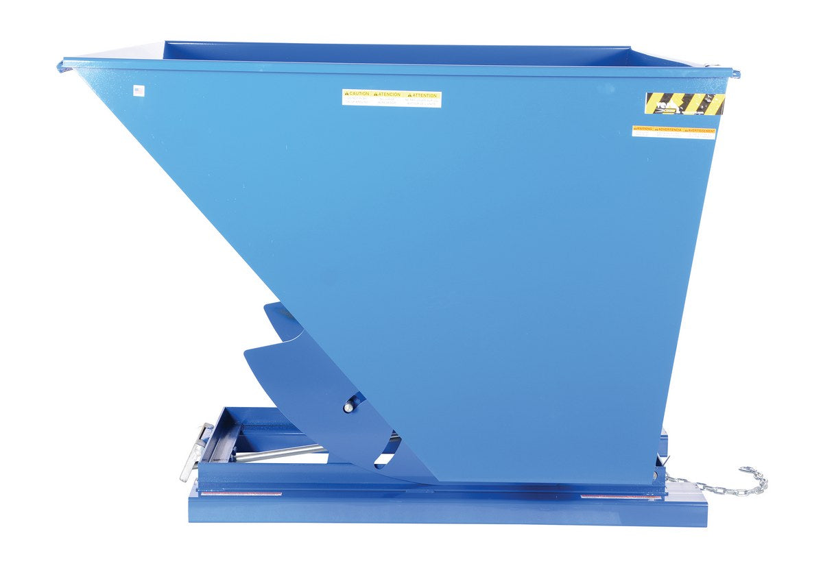 Vestil D Style - Self-Dumping Steel Hoppers with Bumper Release