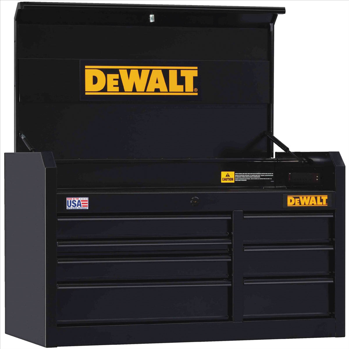 Dewalt 7-Drawer Chest, 41" X 21 In., Black DWTDWST24071