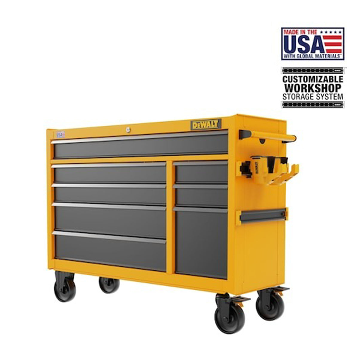 Dewalt 52 In. 8-Drawer Rolling Tool Cabinet DWTDWST52082