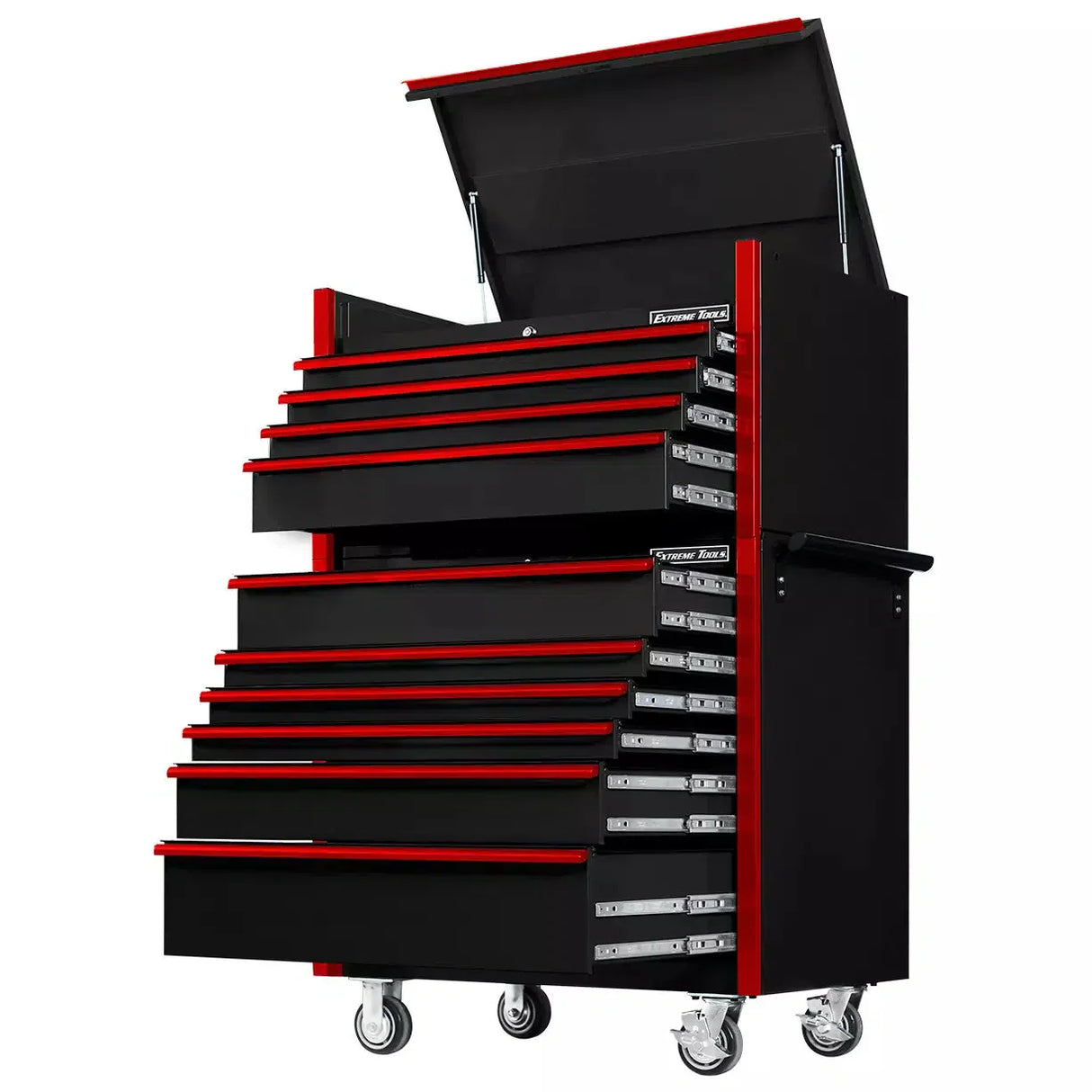 Extreme Tools DX Series 41"W x25"D 4 Drawer Top Chest & 6 Drawer Roller Cabinet Combo