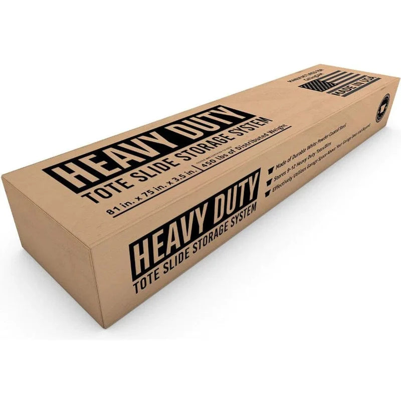 E-Z Storage Overhead Garage Storage System – Tote Slide Pro (TSP-1)