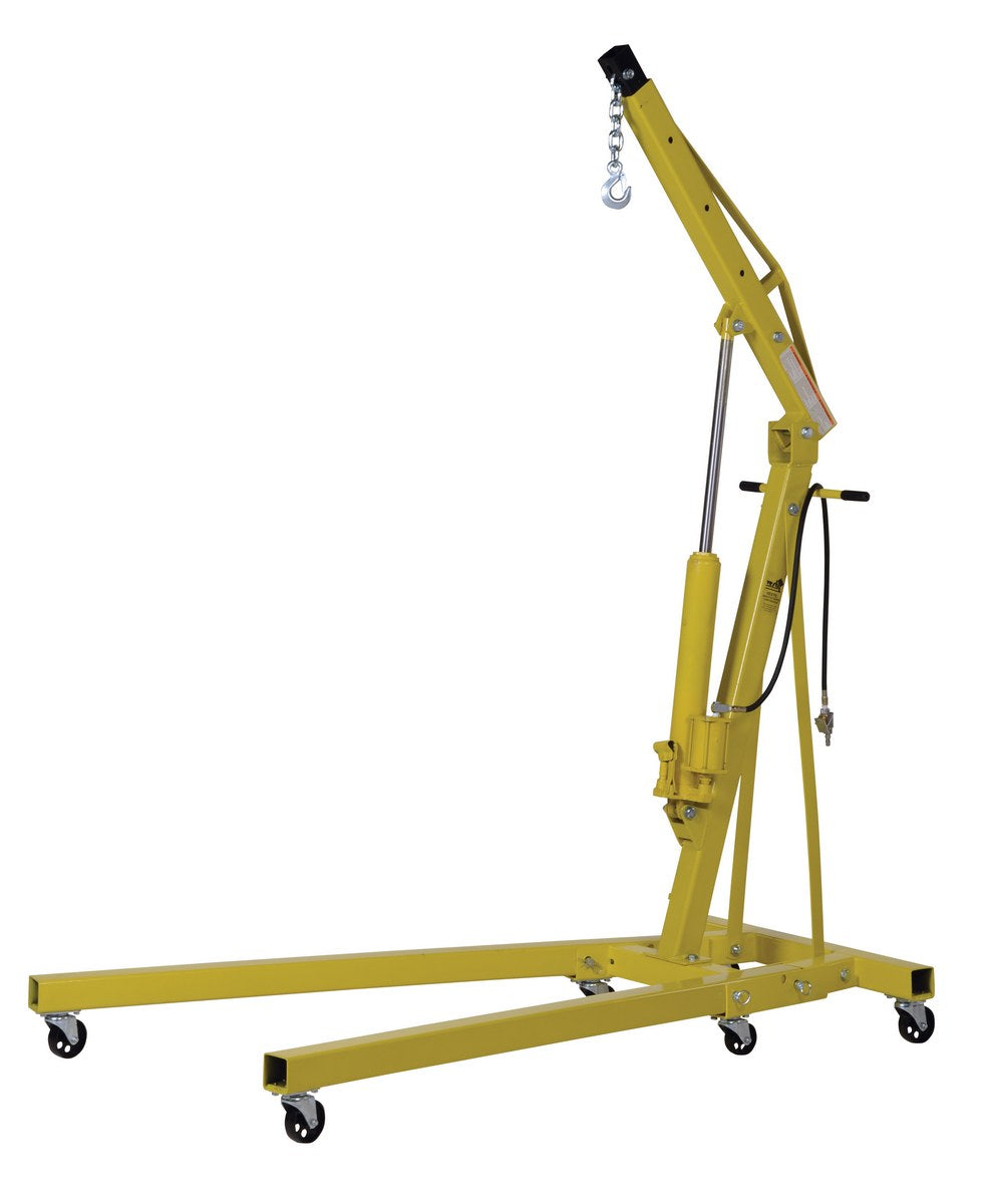 Vestil Air/Hand Pump Hydraulic Shop Crane
