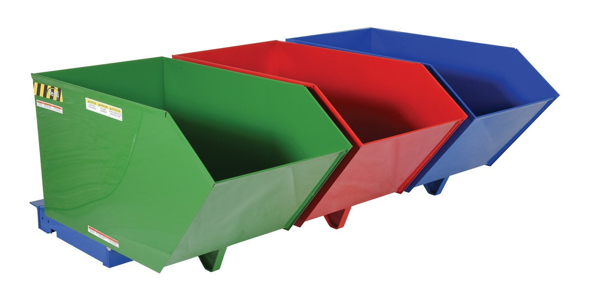 Vestil Triple-Bin Recycling Hopper
