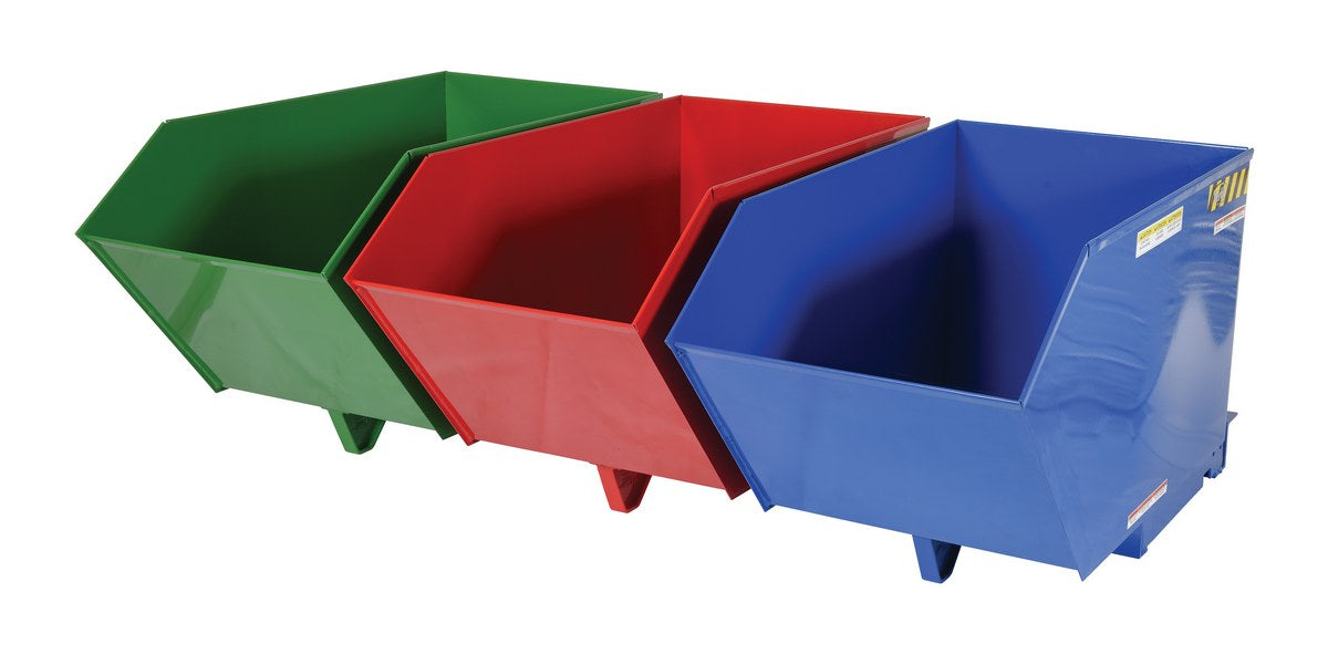 Vestil Triple-Bin Recycling Hopper