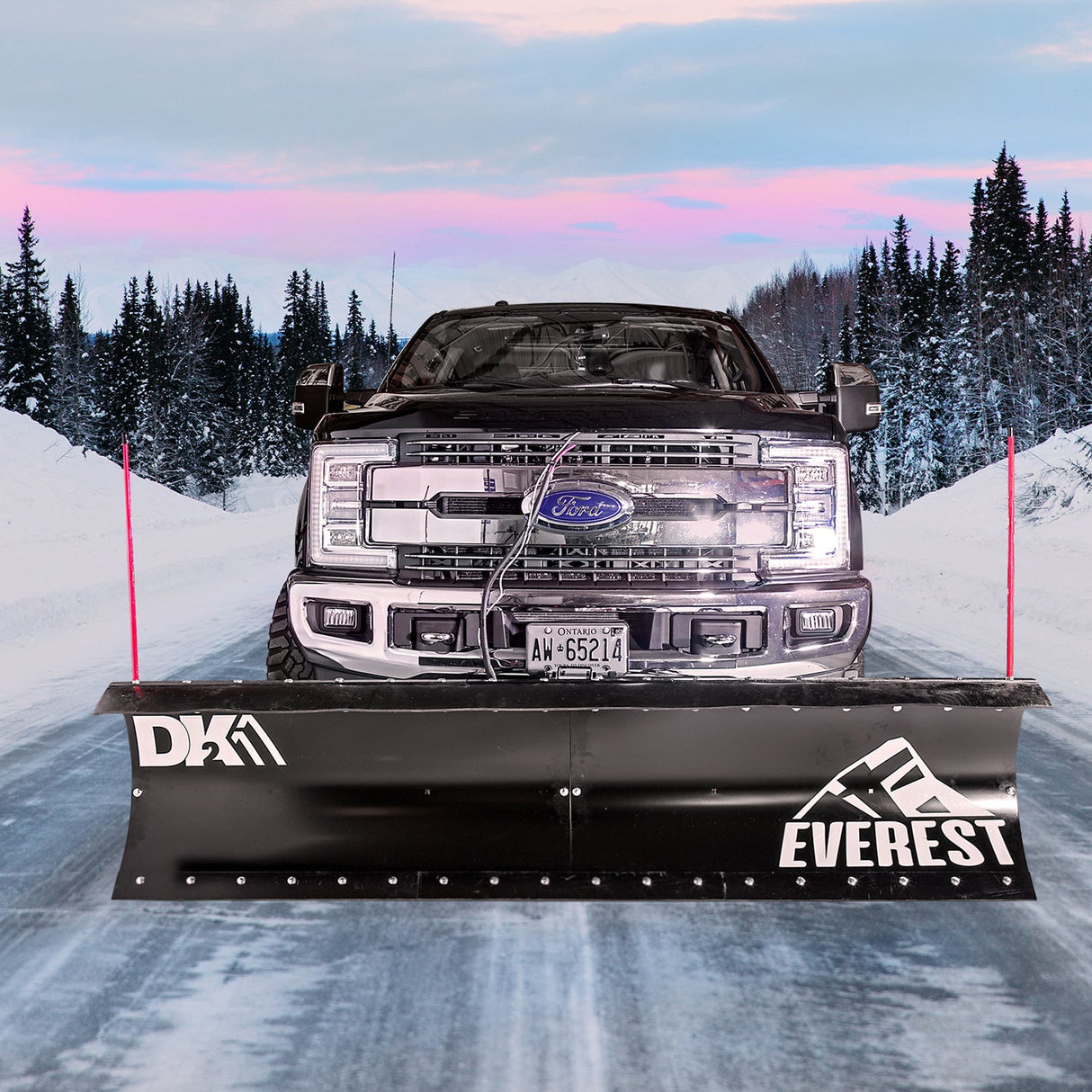 Detail K2 Everest 88 x 22 Fully Hydralic Snow Plow Kit - EVST9022