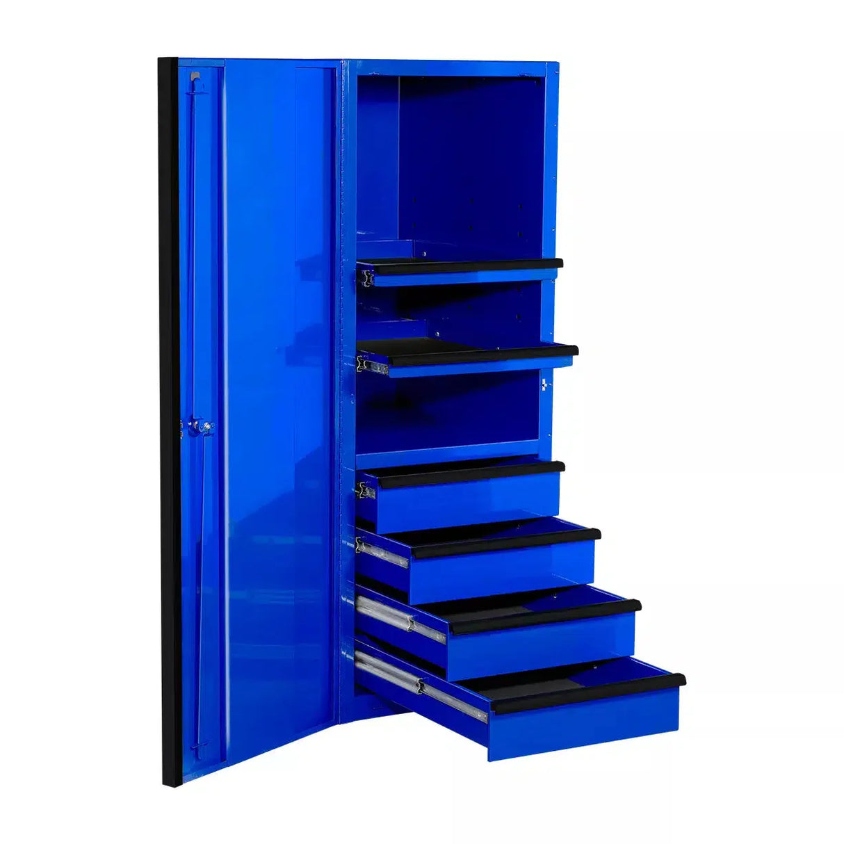 Extreme Tools EXQ Series 24"W x 30"D 4 Drawer and 3 Shelf Professional Side Cabinets