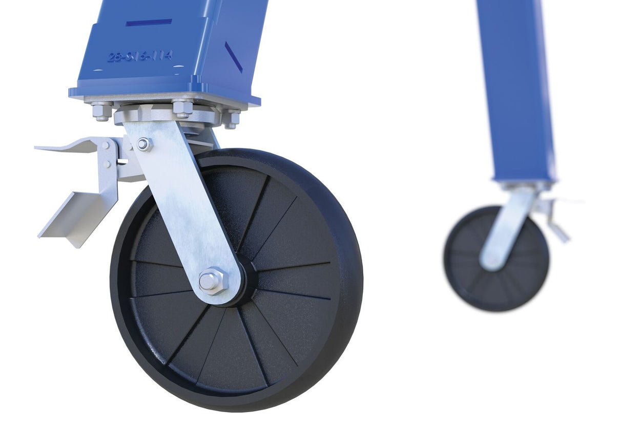 Vestil Fixed Steel Gantry Cranes with Total Locking Casters