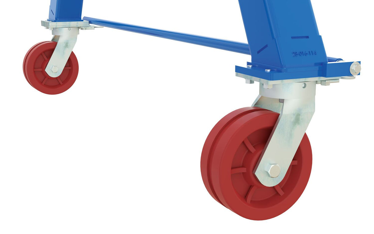 Vestil Fixed Height Steel Gantry Cranes with V-Groove Casters - Knockdown