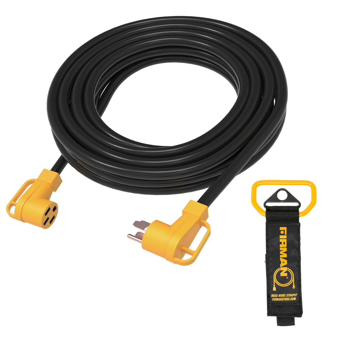 Firman 1190 Heavy Duty 14-50P to 14-50R 25' Extension Power Cord