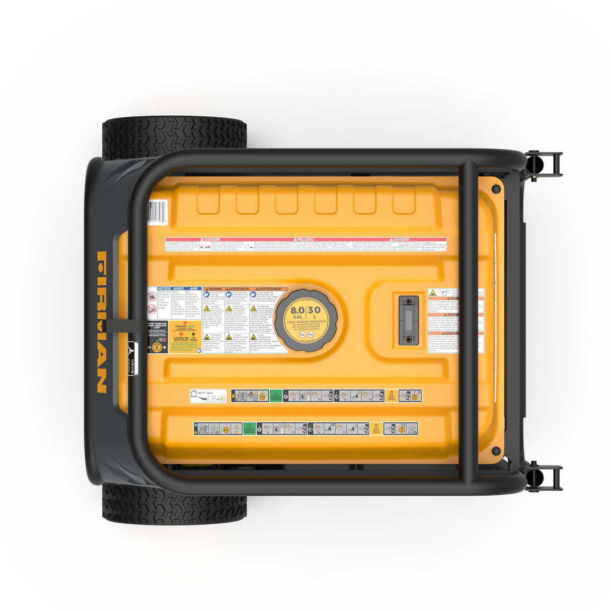 Firman H05753 Dual Fuel Portable Generator 5700W Electric Start 120/240V