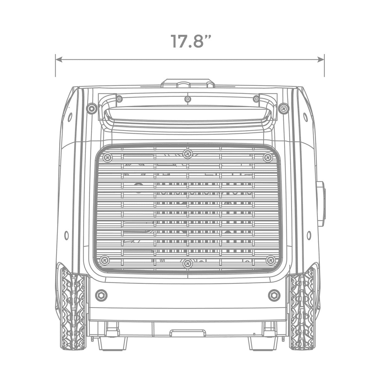 Firman W03383 Inverter Portable Generator 3650W Remote Start