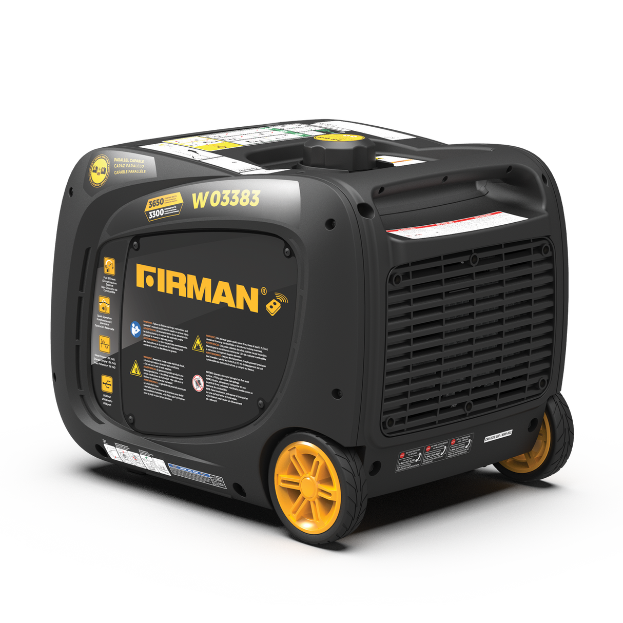 Firman W03383 Inverter Portable Generator 3650W Remote Start