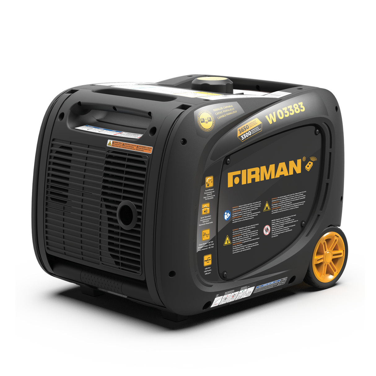 Firman W03383 Inverter Portable Generator 3650W Remote Start