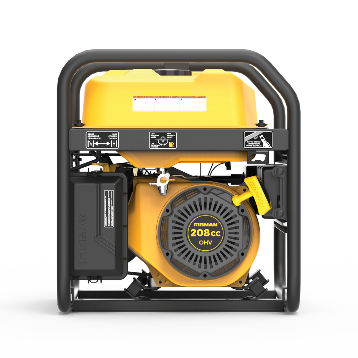 Firman P03606 Gas Portable Generator 4550W Recoil Start 120/240V