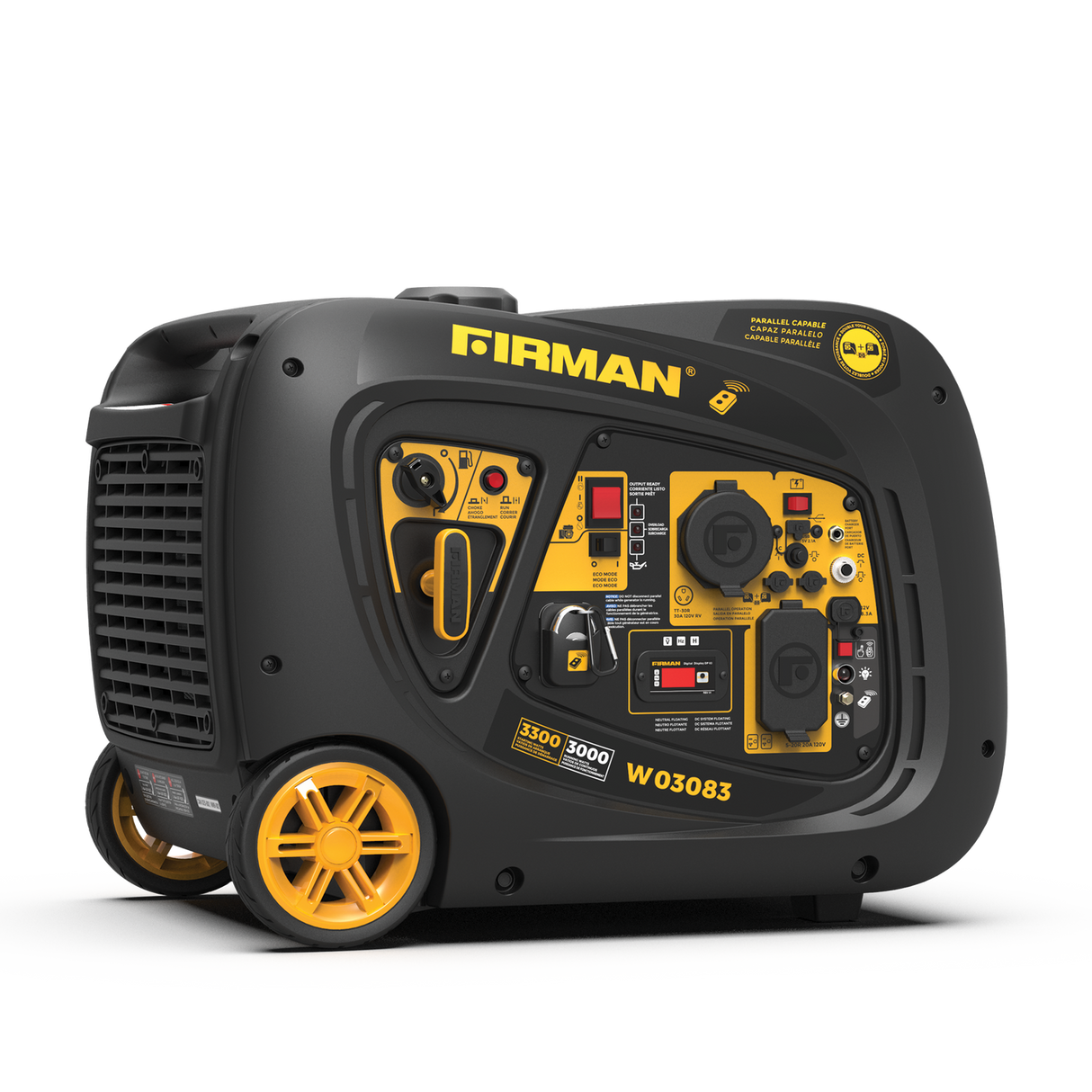 Firman W03081 Inverter Gas Portable Generator 3300W Recoil Start