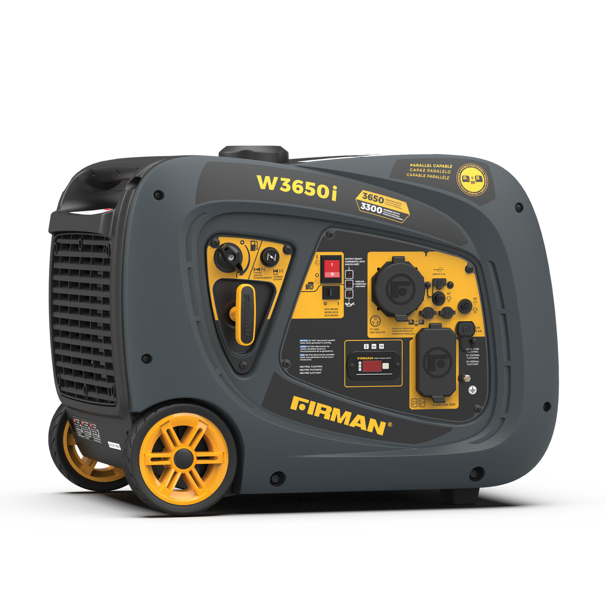 Firman W03381 Gas Inverter Portable Generator 3650W Recoil Start